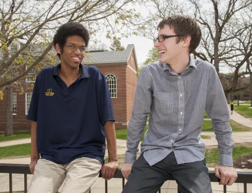 Nadir Carlson'16 and Cameron Dieter'16